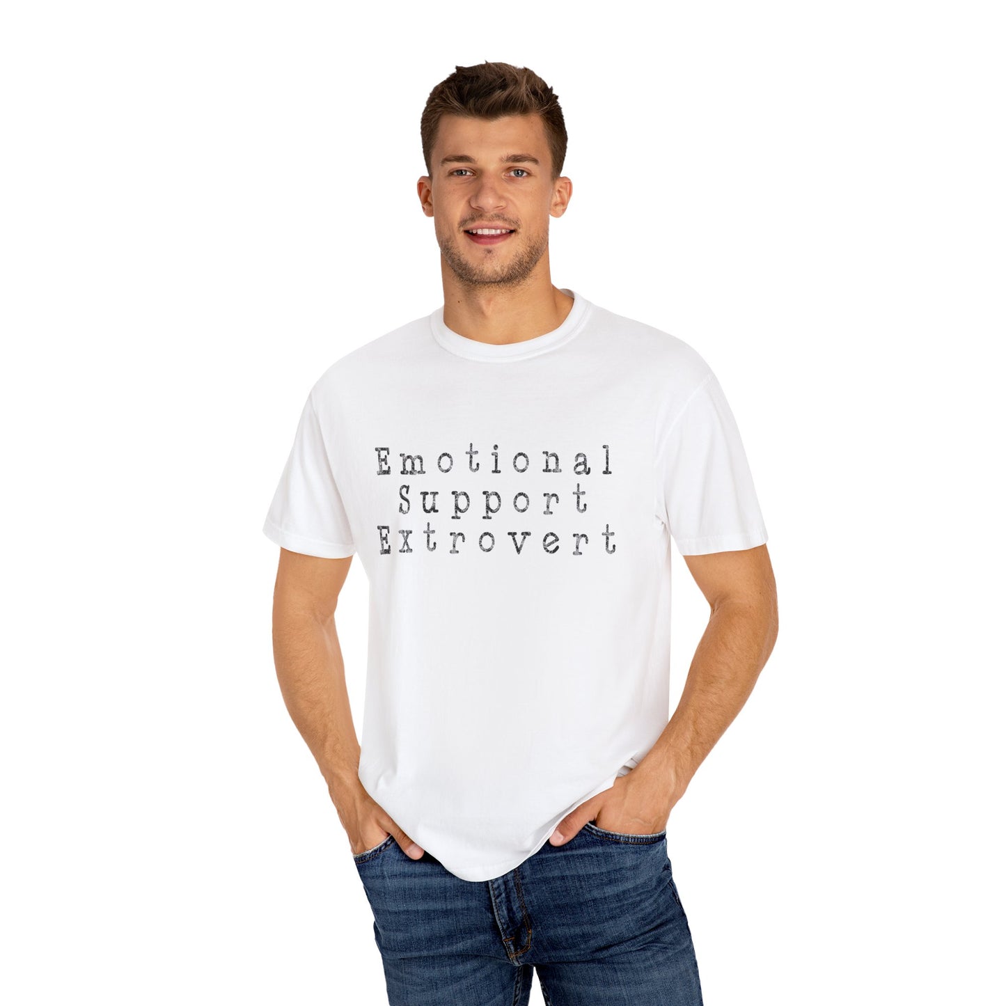 Unisex Emotional Support Extrovert T-shirt