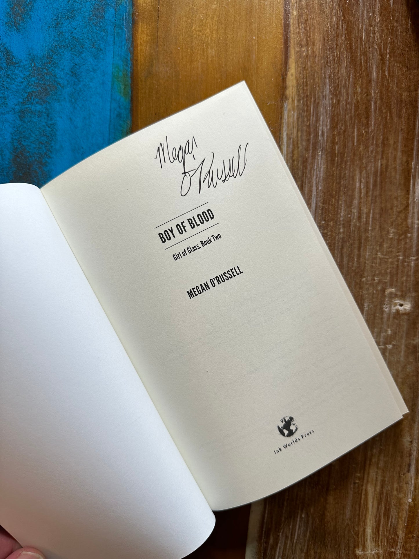 Boy of Blood Signed Paperback