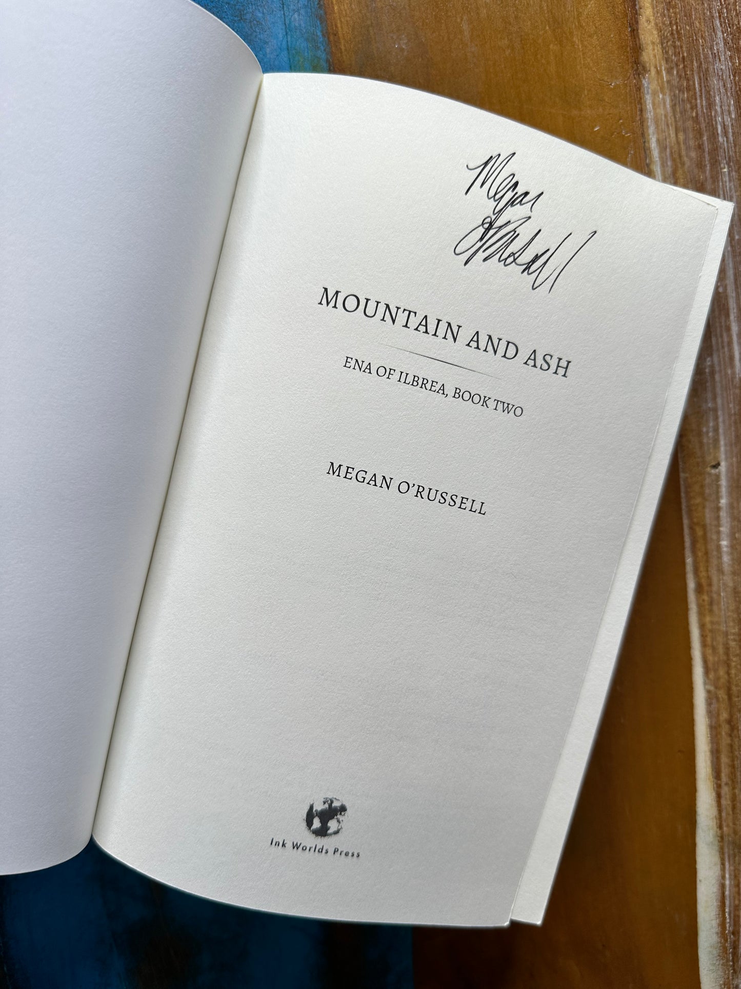 Mountain and Ash Signed Paperback